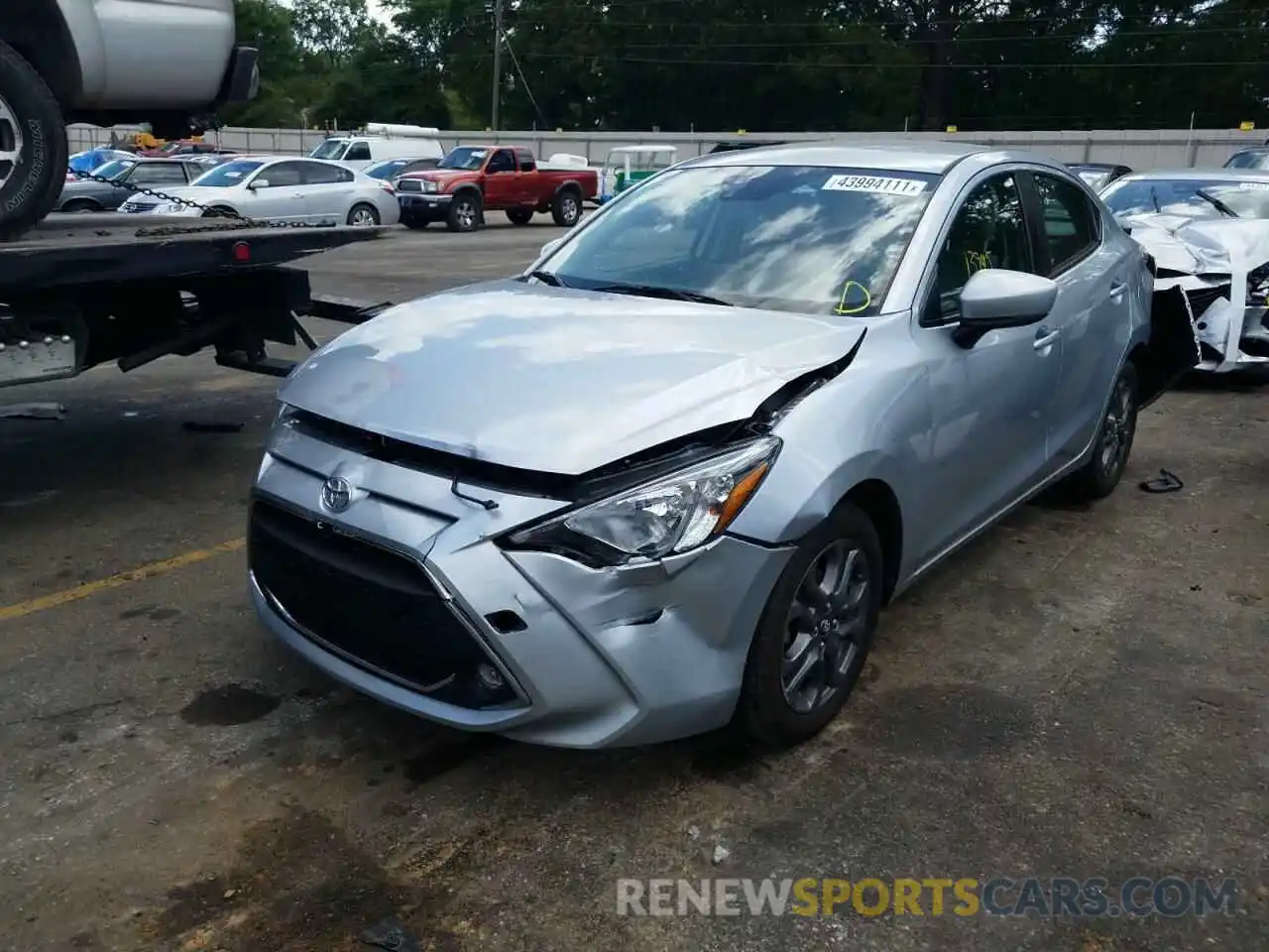 2 Photograph of a damaged car 3MYDLBYV3KY510194 TOYOTA YARIS 2019