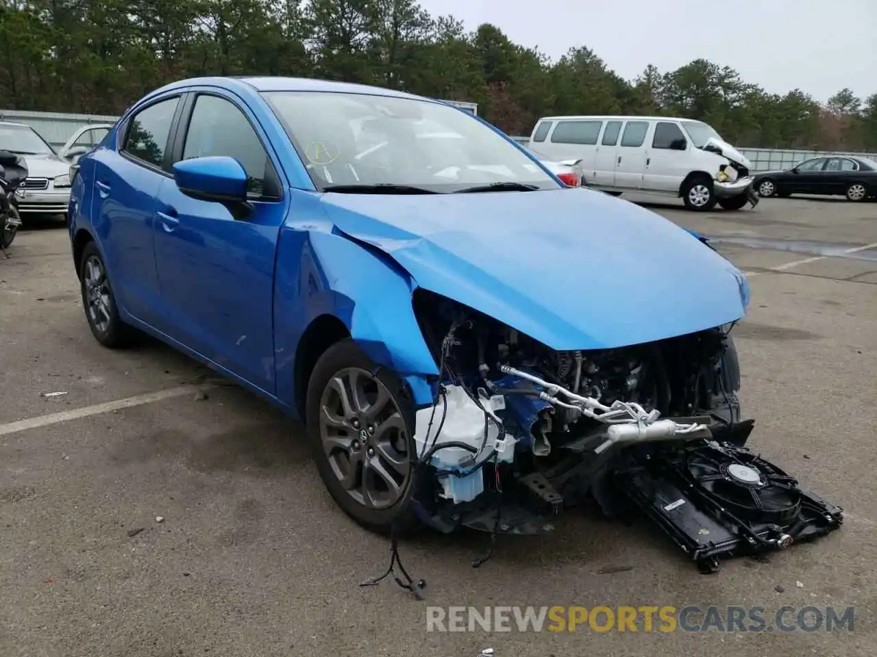 1 Photograph of a damaged car 3MYDLBYV3KY510809 TOYOTA YARIS 2019