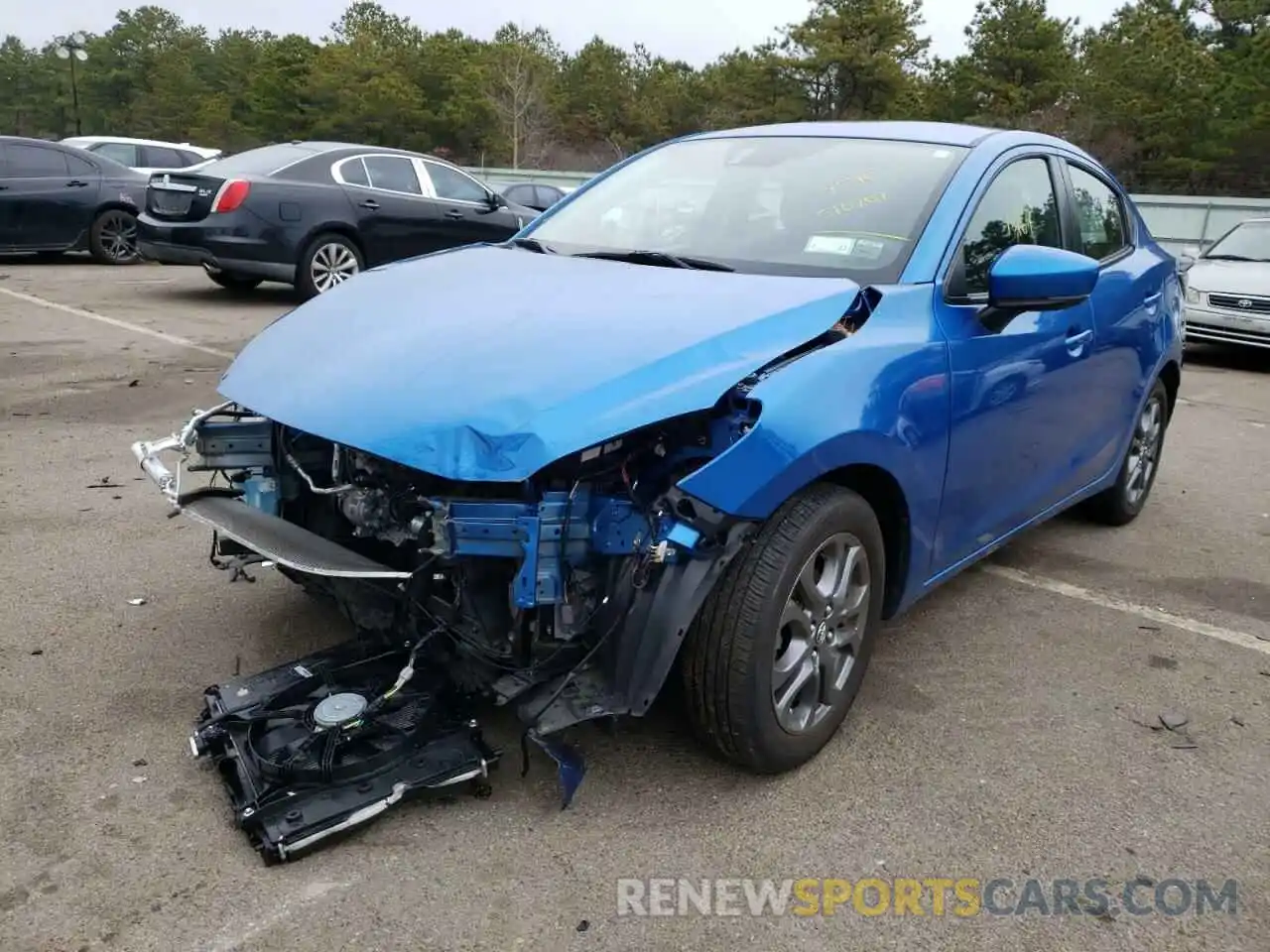 2 Photograph of a damaged car 3MYDLBYV3KY510809 TOYOTA YARIS 2019