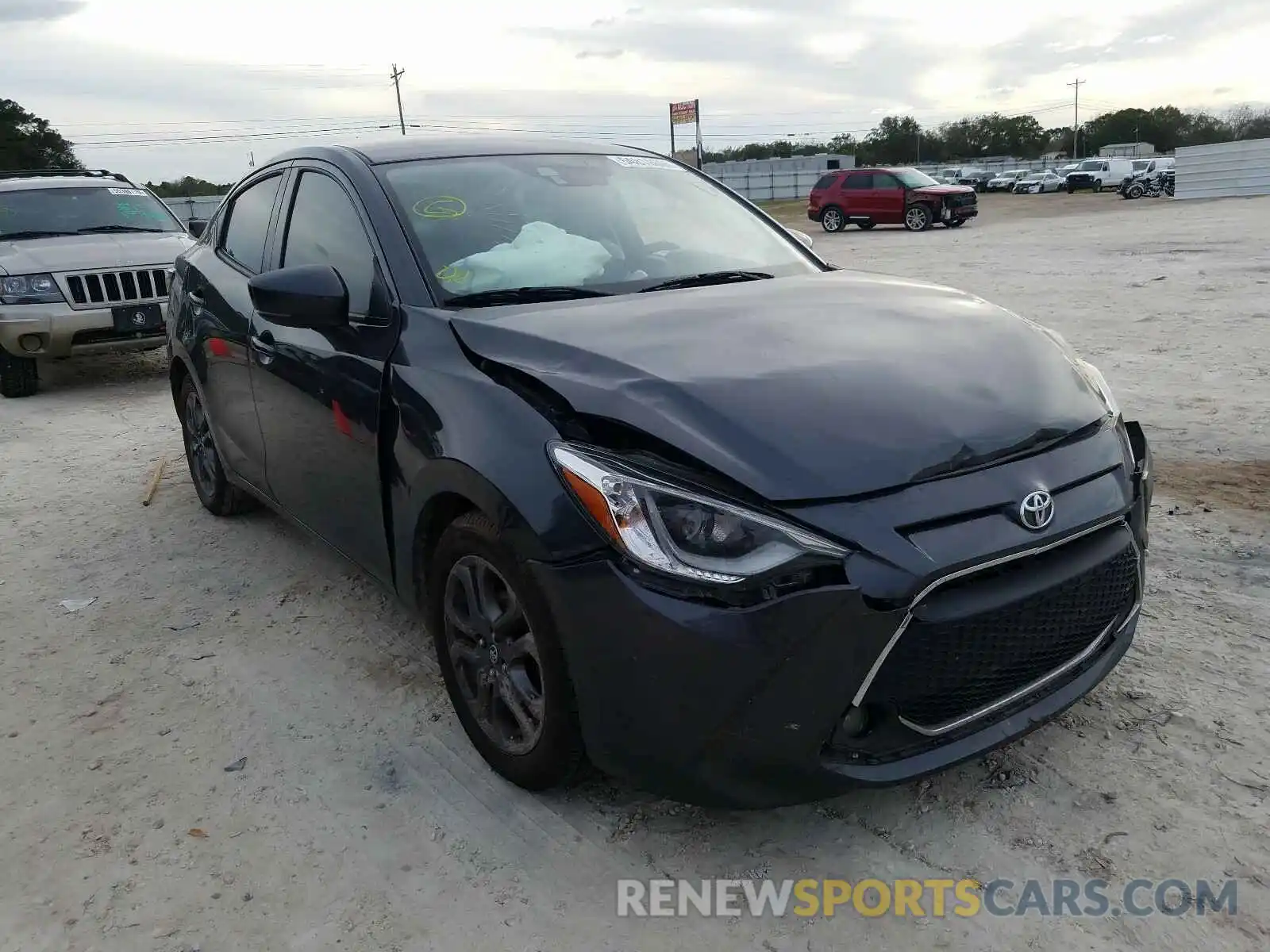 1 Photograph of a damaged car 3MYDLBYV3KY511619 TOYOTA YARIS 2019