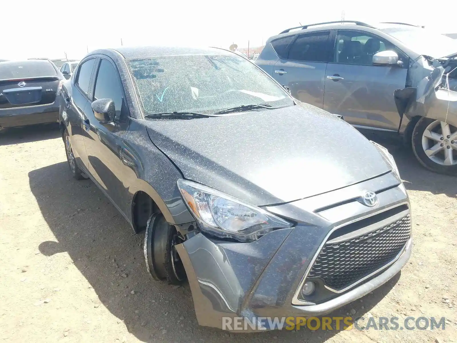 1 Photograph of a damaged car 3MYDLBYV3KY511698 TOYOTA YARIS 2019