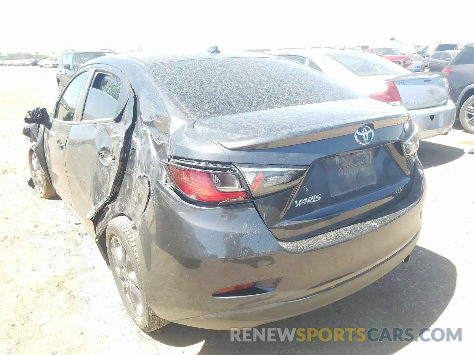 3 Photograph of a damaged car 3MYDLBYV3KY511698 TOYOTA YARIS 2019