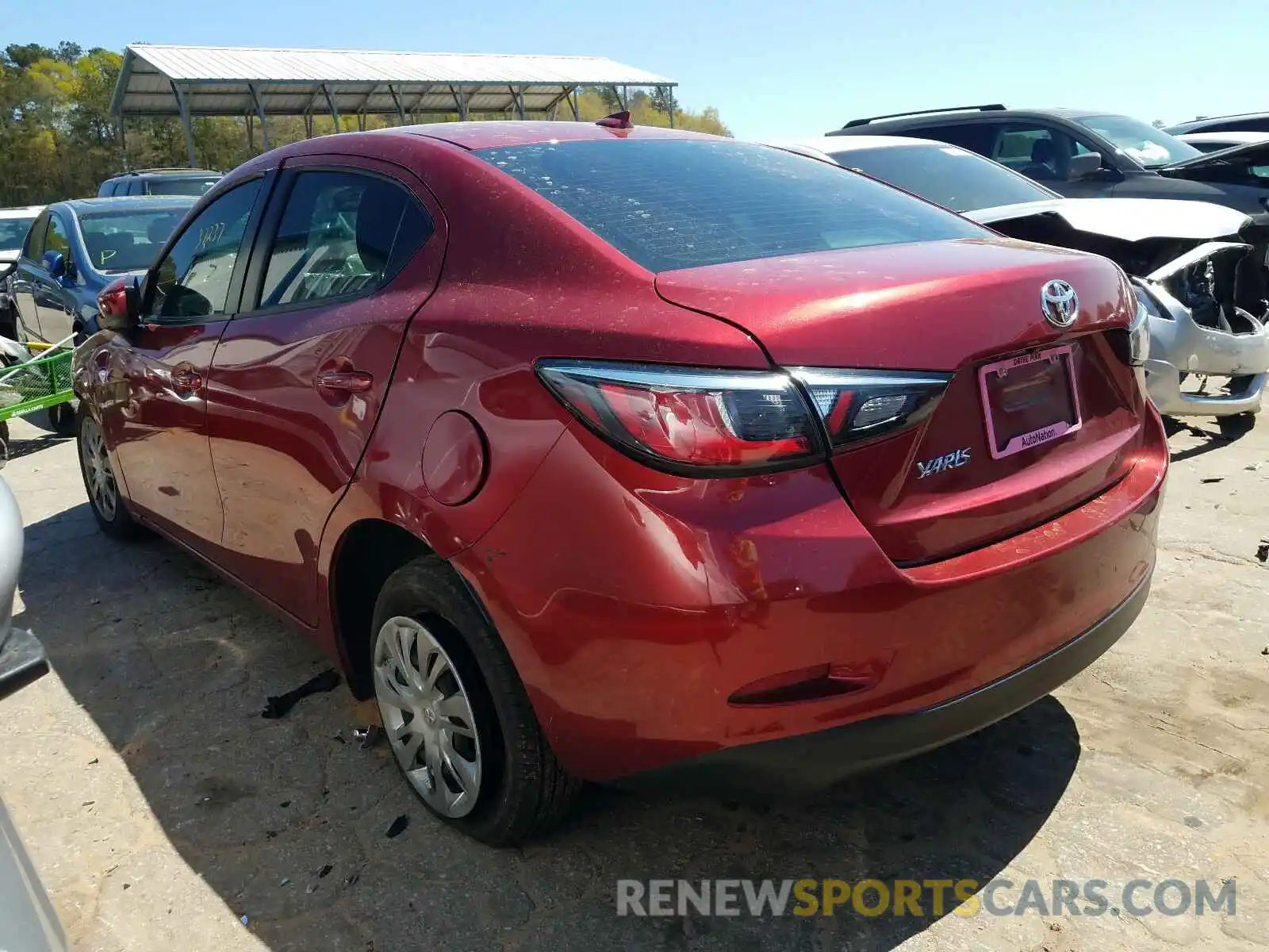 3 Photograph of a damaged car 3MYDLBYV3KY512043 TOYOTA YARIS 2019