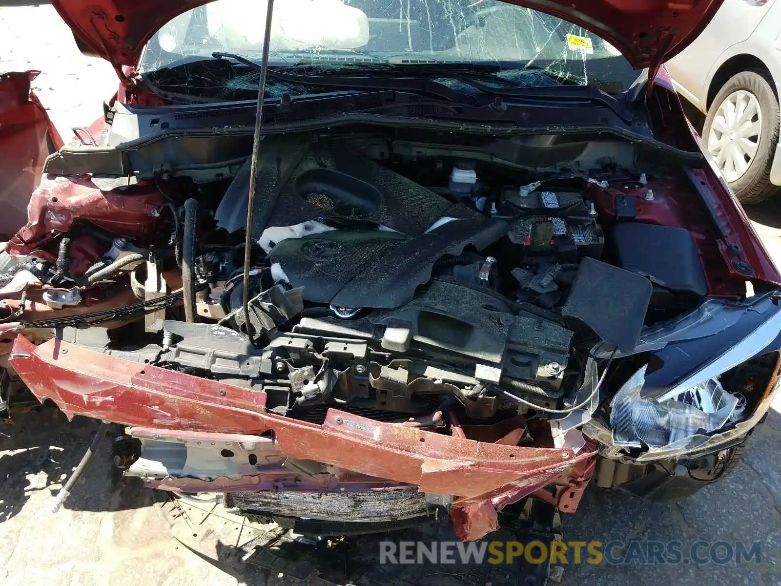 7 Photograph of a damaged car 3MYDLBYV3KY512043 TOYOTA YARIS 2019