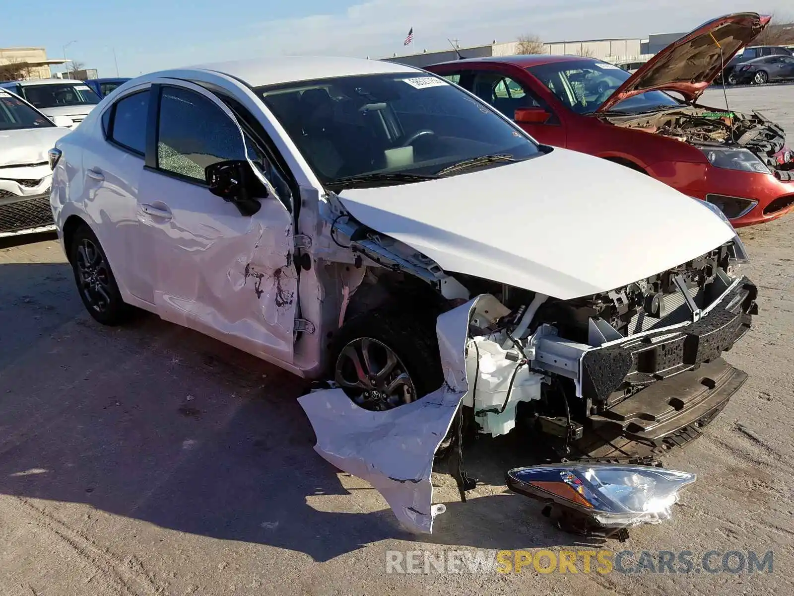 1 Photograph of a damaged car 3MYDLBYV3KY512091 TOYOTA YARIS 2019