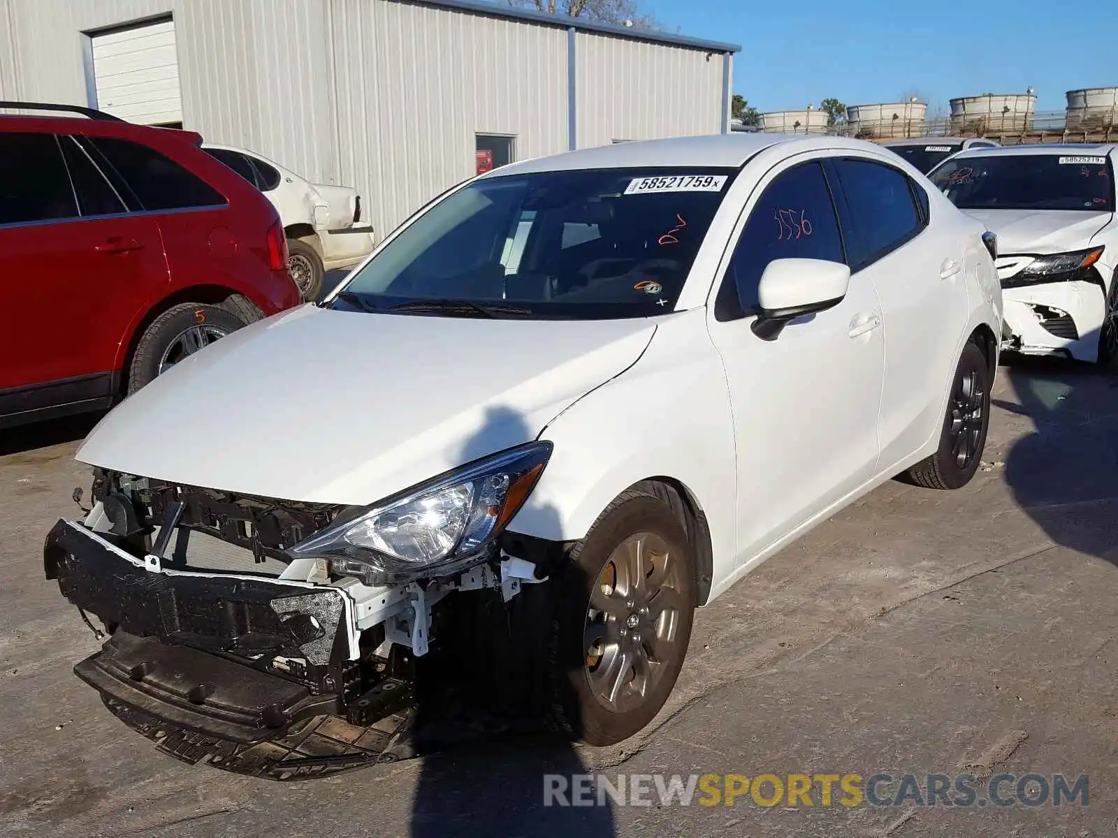 2 Photograph of a damaged car 3MYDLBYV3KY512091 TOYOTA YARIS 2019