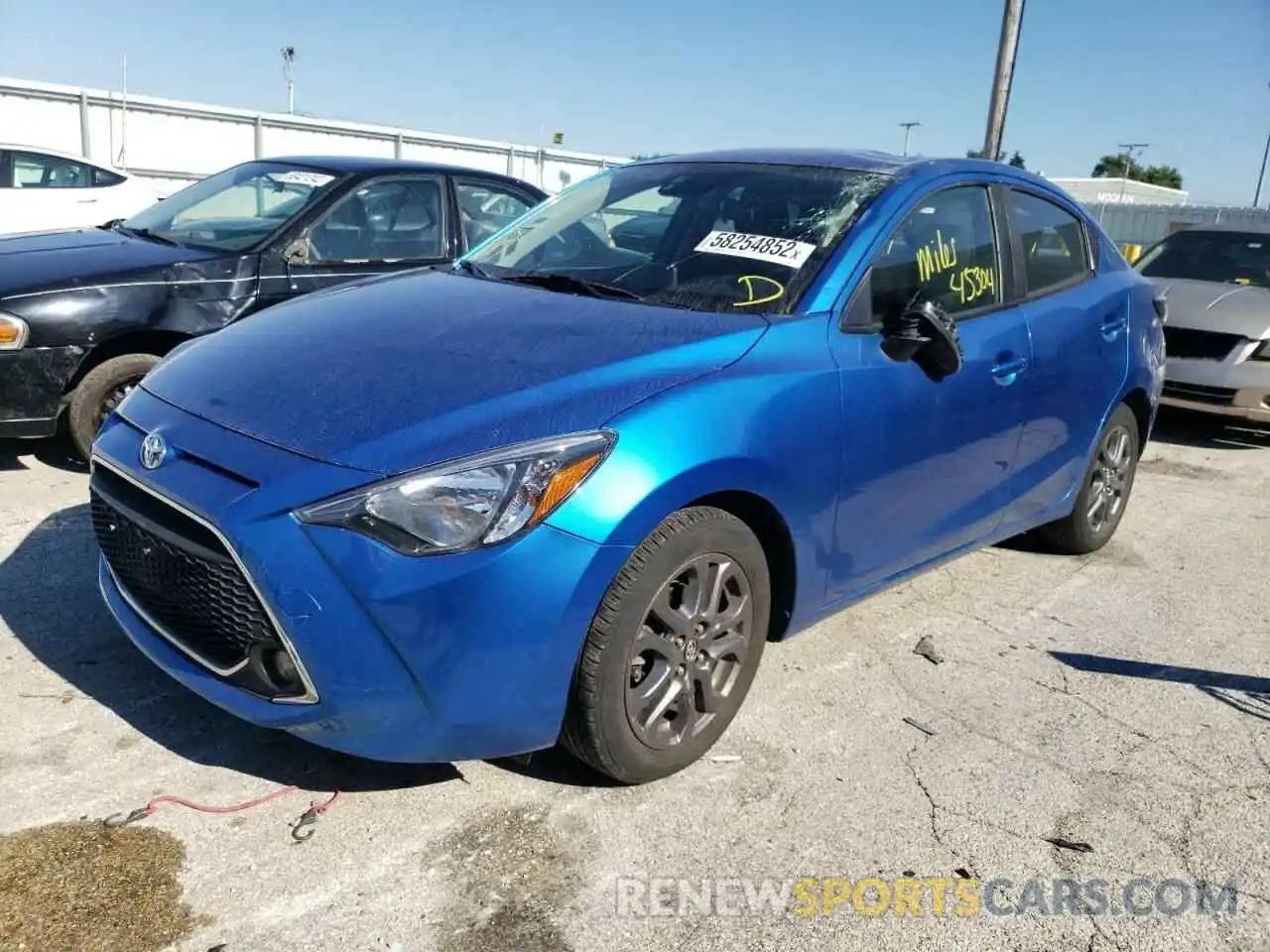 2 Photograph of a damaged car 3MYDLBYV3KY512320 TOYOTA YARIS 2019