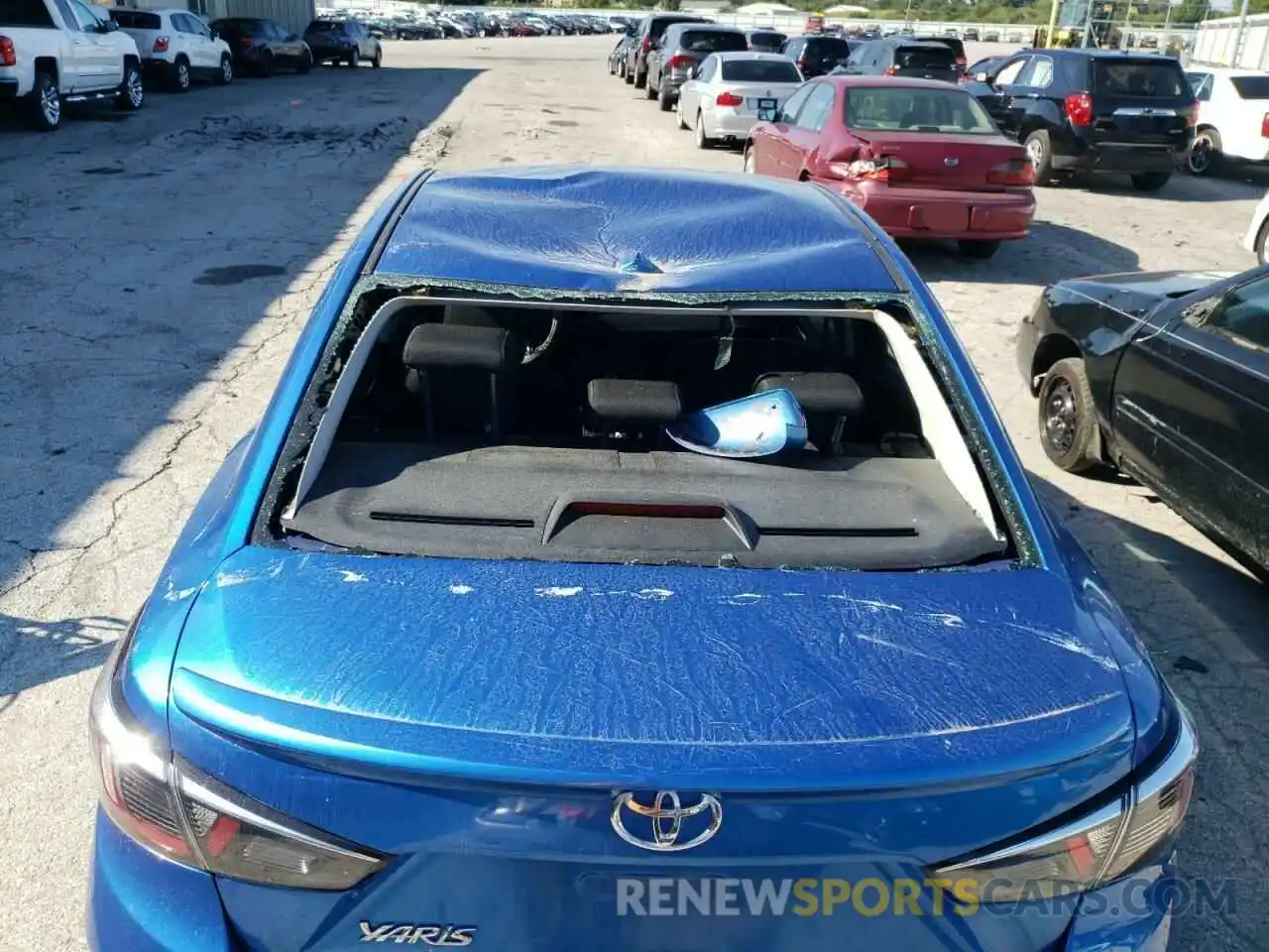 9 Photograph of a damaged car 3MYDLBYV3KY512320 TOYOTA YARIS 2019