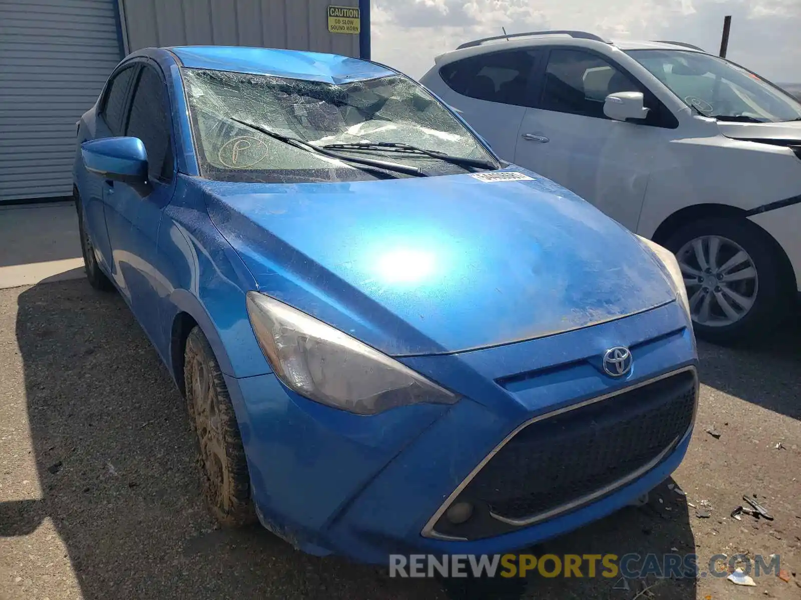 1 Photograph of a damaged car 3MYDLBYV3KY512429 TOYOTA YARIS 2019