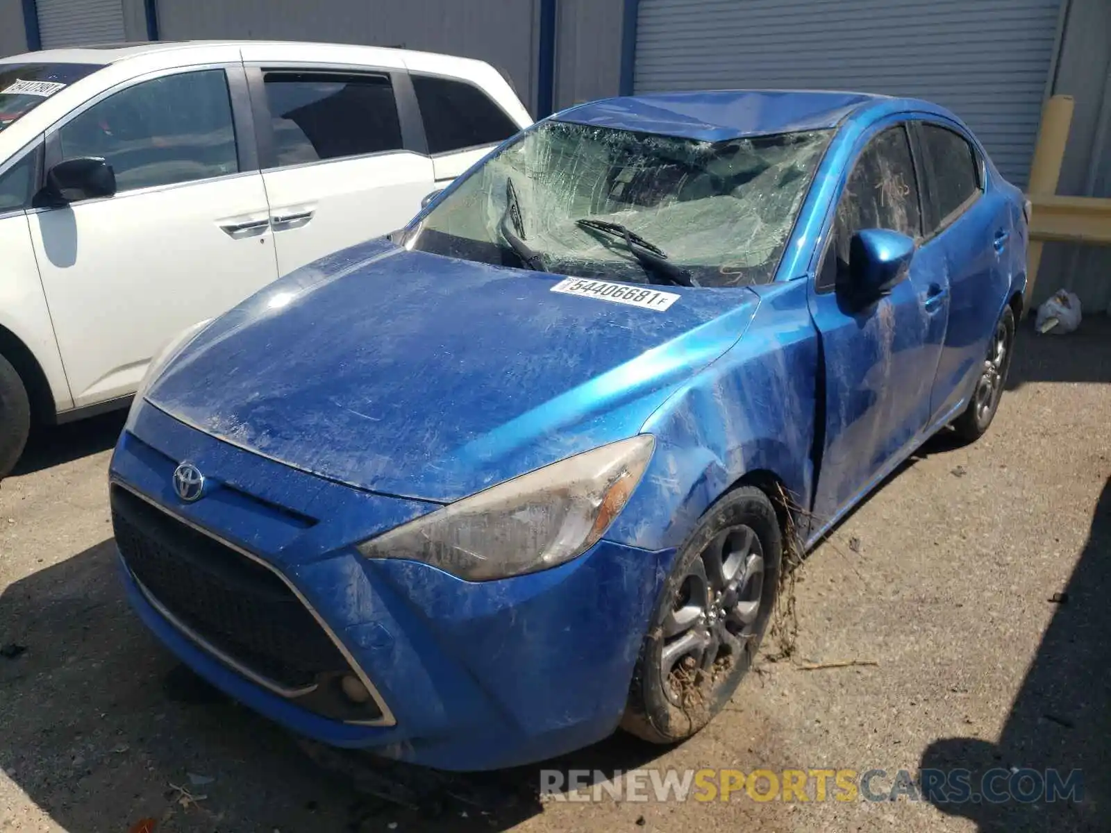 2 Photograph of a damaged car 3MYDLBYV3KY512429 TOYOTA YARIS 2019