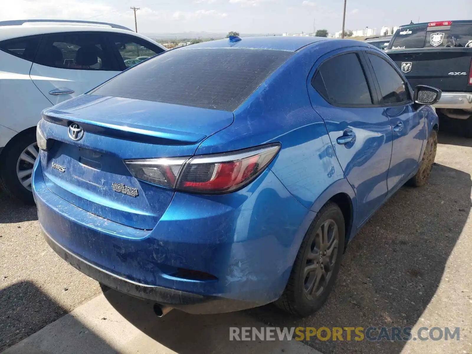 4 Photograph of a damaged car 3MYDLBYV3KY512429 TOYOTA YARIS 2019