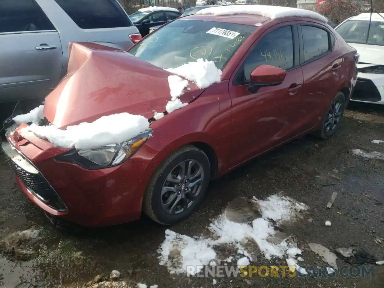 2 Фотография поврежденного автомобиля 3MYDLBYV3KY512463 TOYOTA YARIS 2019