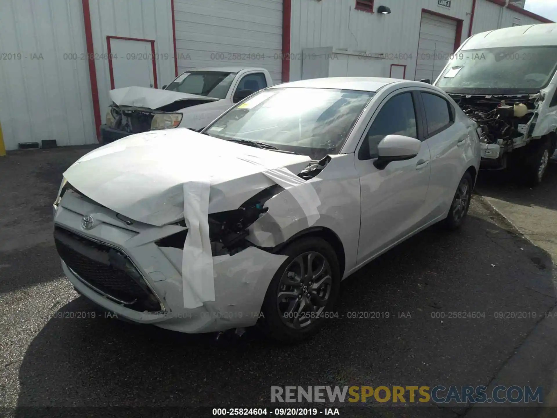 2 Photograph of a damaged car 3MYDLBYV3KY512706 TOYOTA YARIS 2019