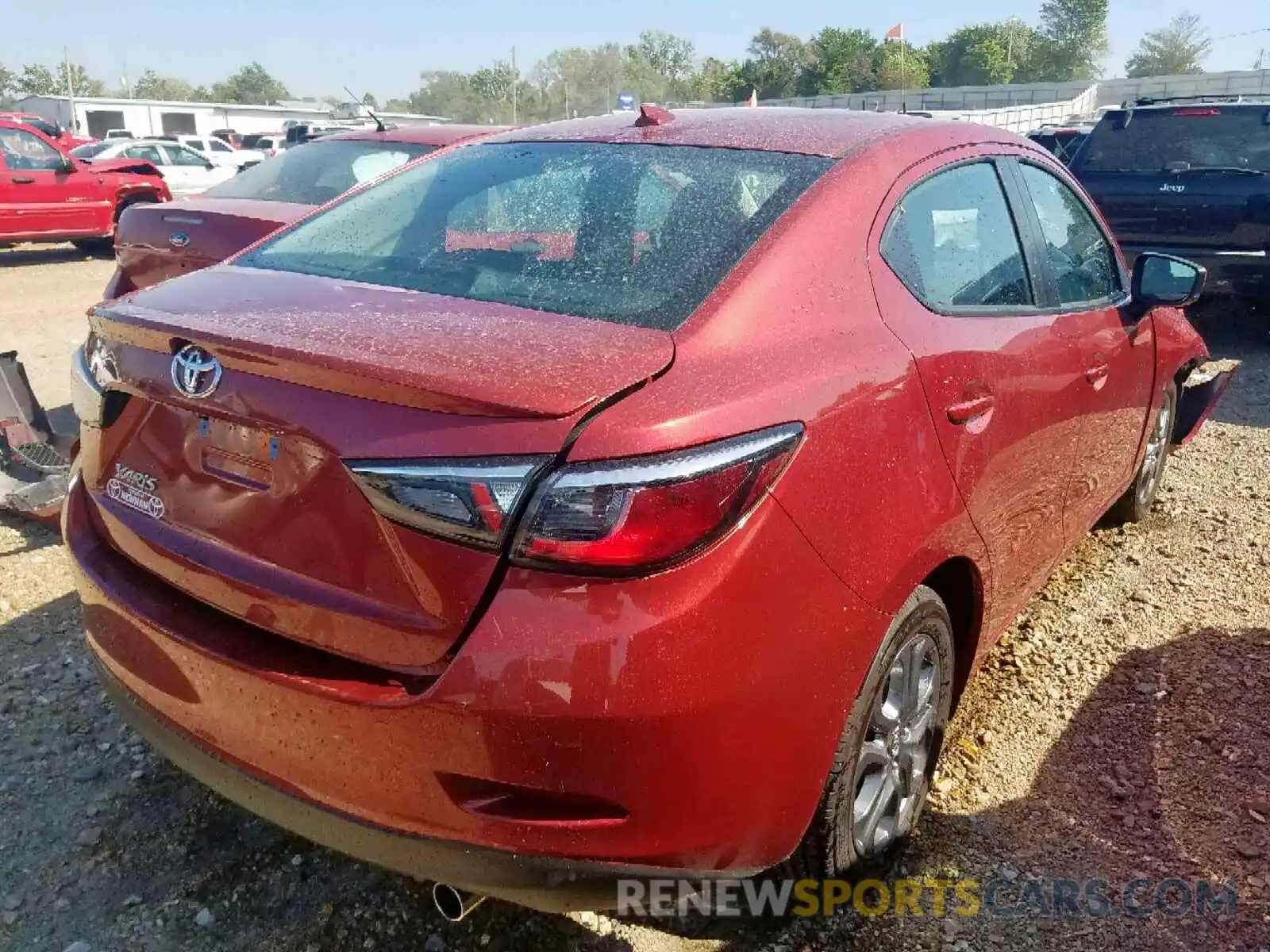 4 Photograph of a damaged car 3MYDLBYV3KY512933 TOYOTA YARIS 2019