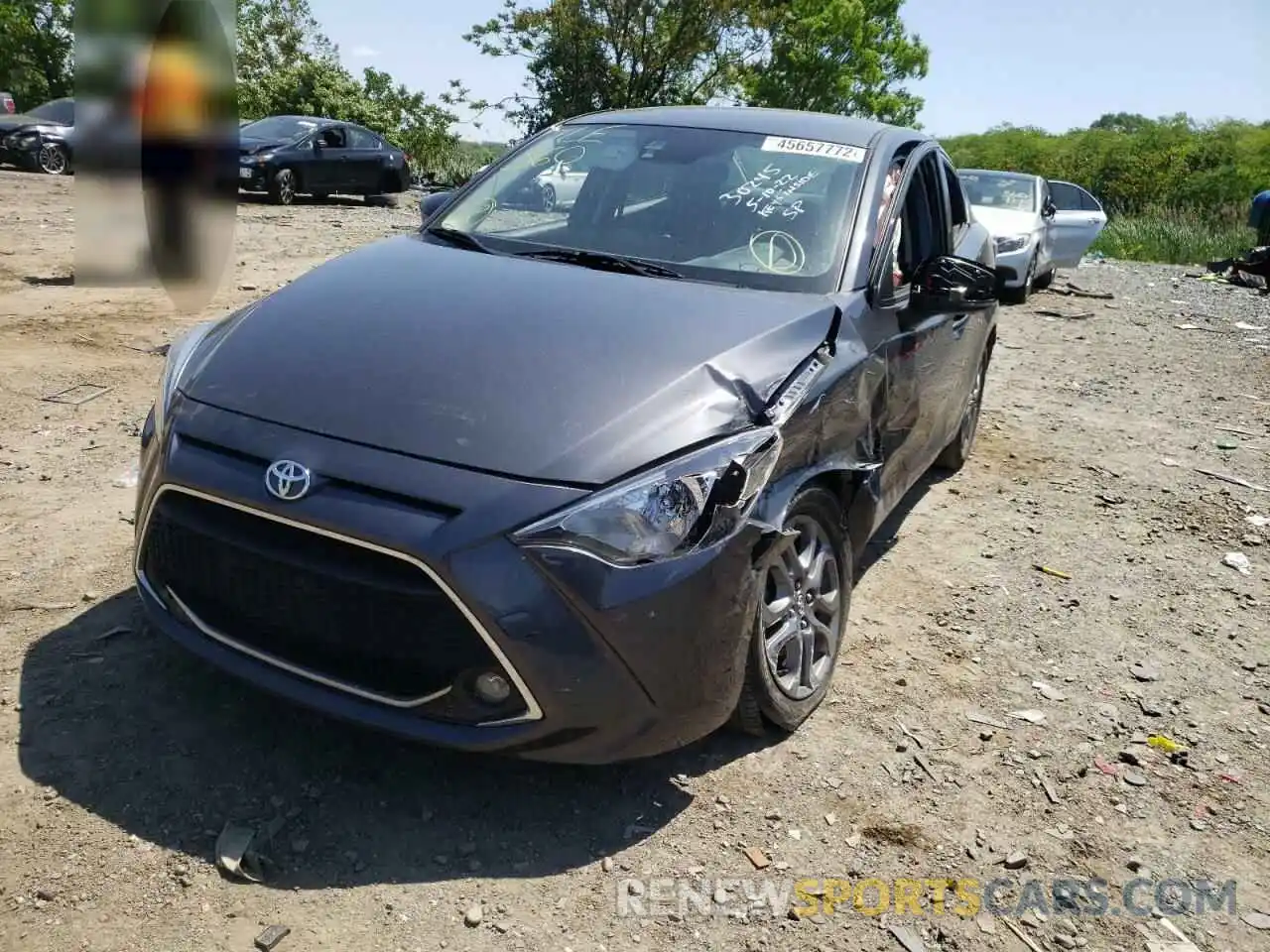 2 Photograph of a damaged car 3MYDLBYV3KY513130 TOYOTA YARIS 2019