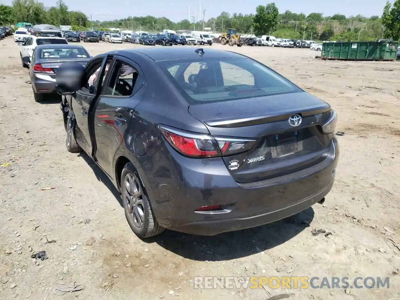 3 Photograph of a damaged car 3MYDLBYV3KY513130 TOYOTA YARIS 2019