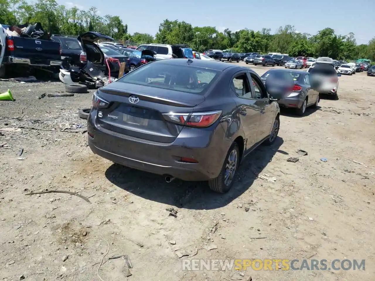 4 Photograph of a damaged car 3MYDLBYV3KY513130 TOYOTA YARIS 2019