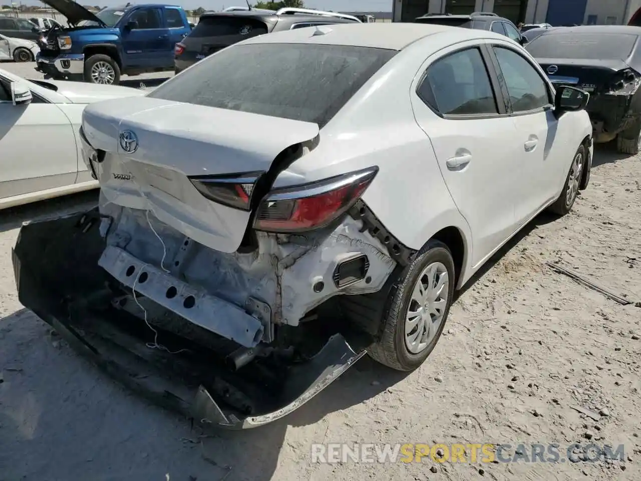 4 Photograph of a damaged car 3MYDLBYV3KY513581 TOYOTA YARIS 2019