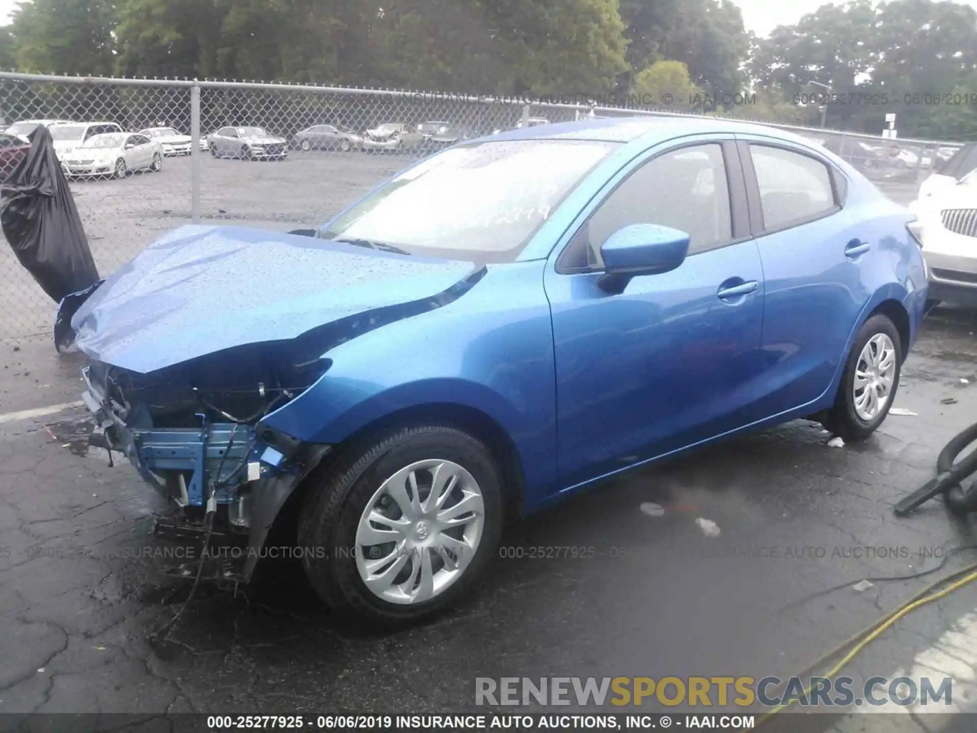 2 Photograph of a damaged car 3MYDLBYV3KY513712 TOYOTA YARIS 2019