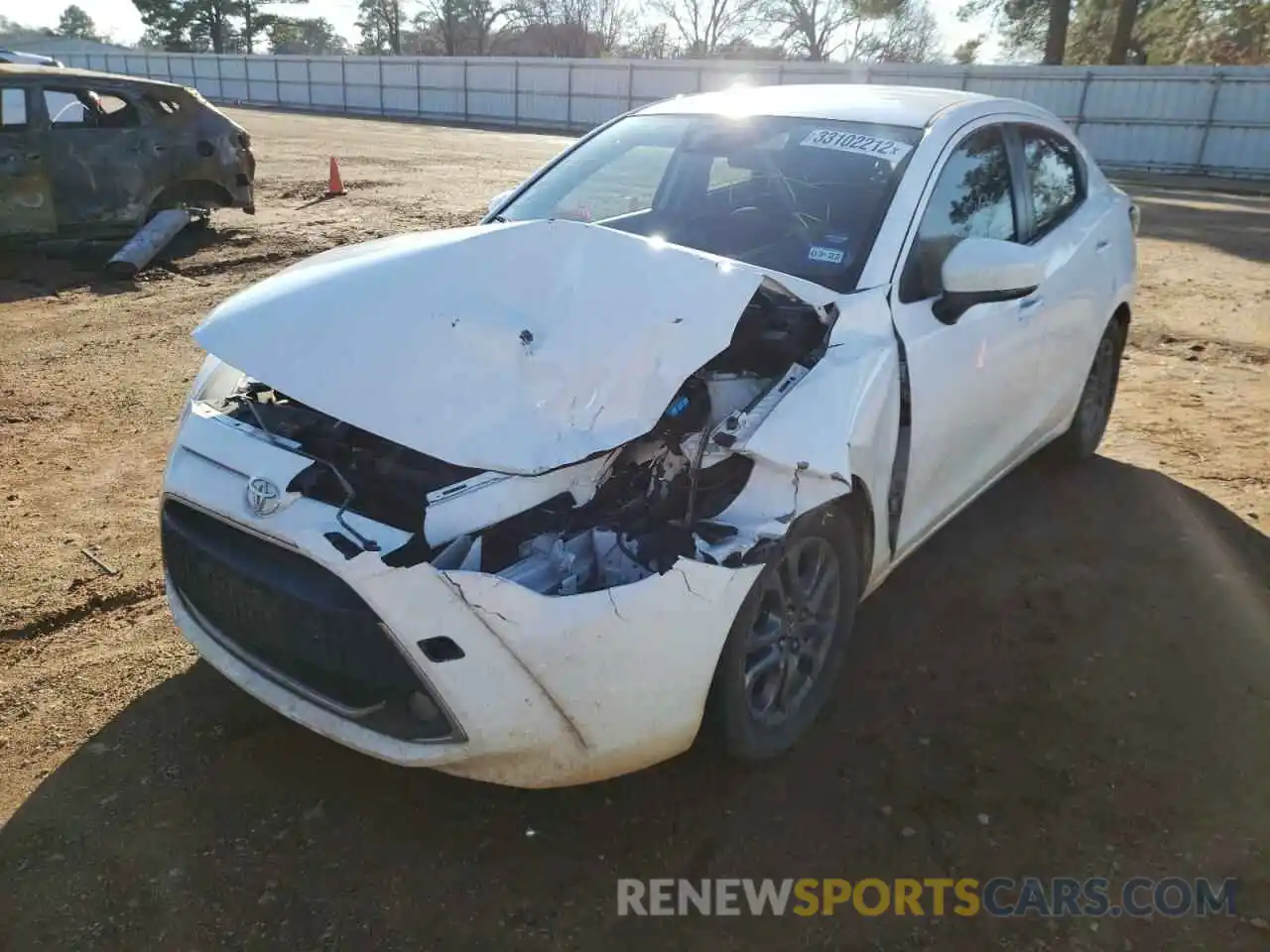 2 Photograph of a damaged car 3MYDLBYV3KY513774 TOYOTA YARIS 2019