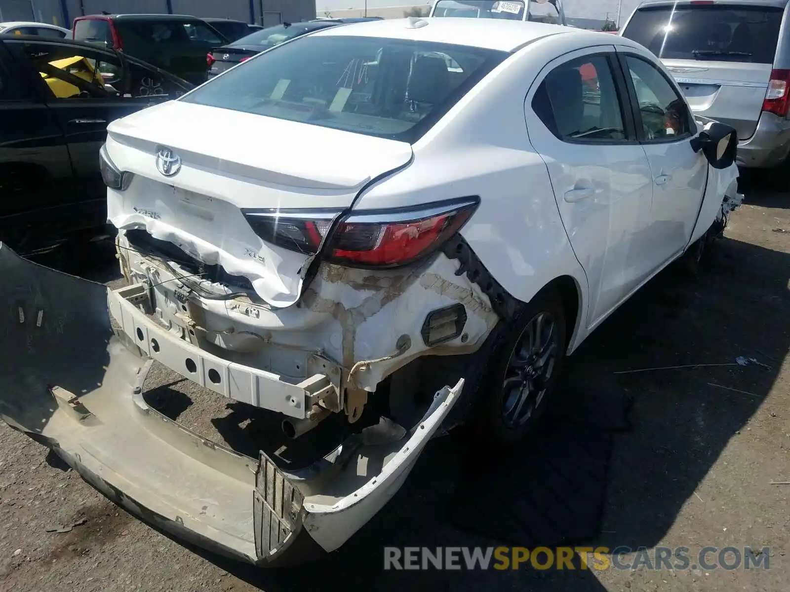 4 Photograph of a damaged car 3MYDLBYV3KY513841 TOYOTA YARIS 2019