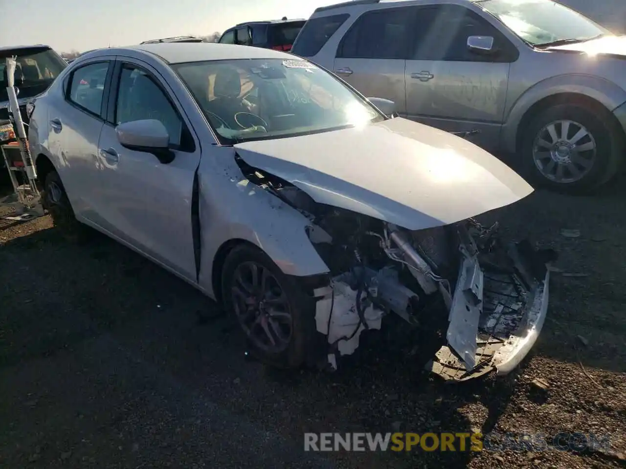 1 Photograph of a damaged car 3MYDLBYV3KY514746 TOYOTA YARIS 2019