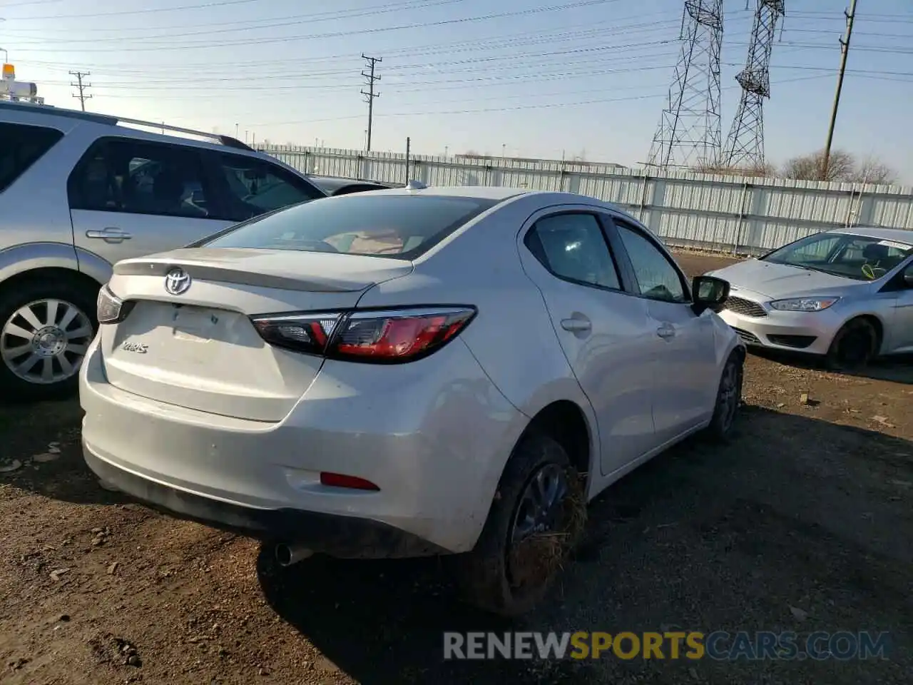 4 Photograph of a damaged car 3MYDLBYV3KY514746 TOYOTA YARIS 2019