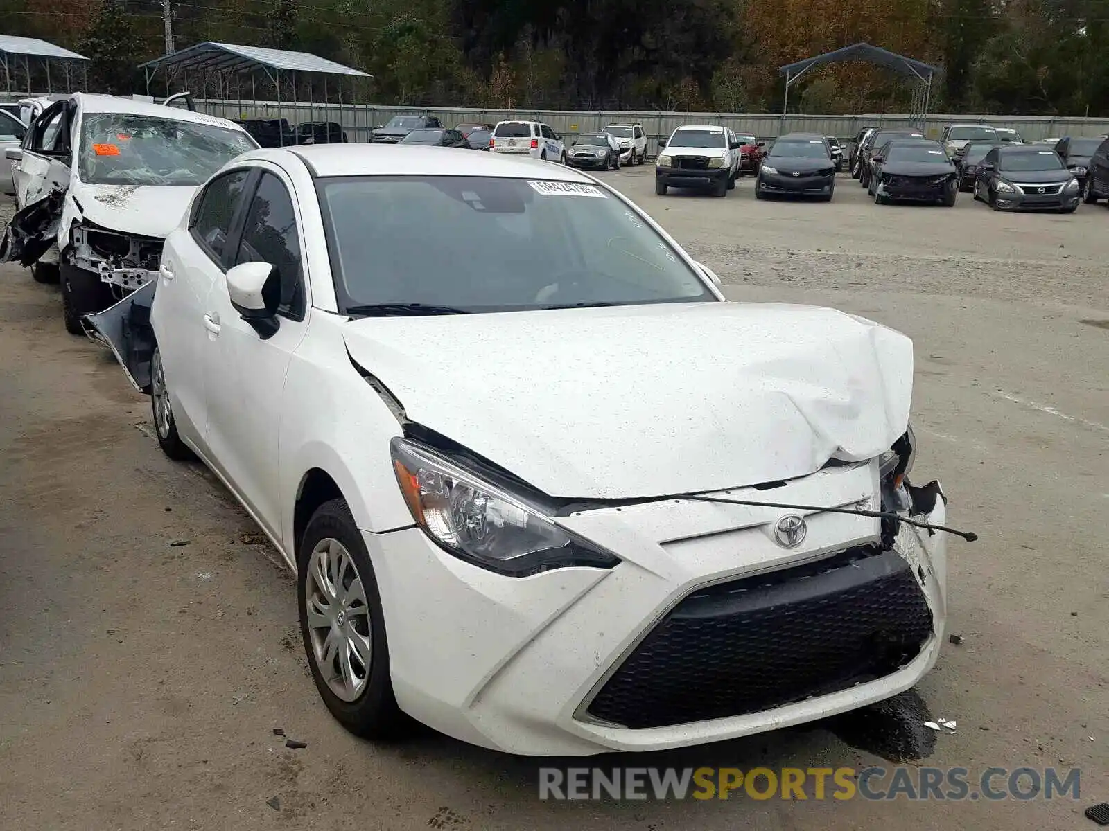 1 Photograph of a damaged car 3MYDLBYV3KY514780 TOYOTA YARIS 2019