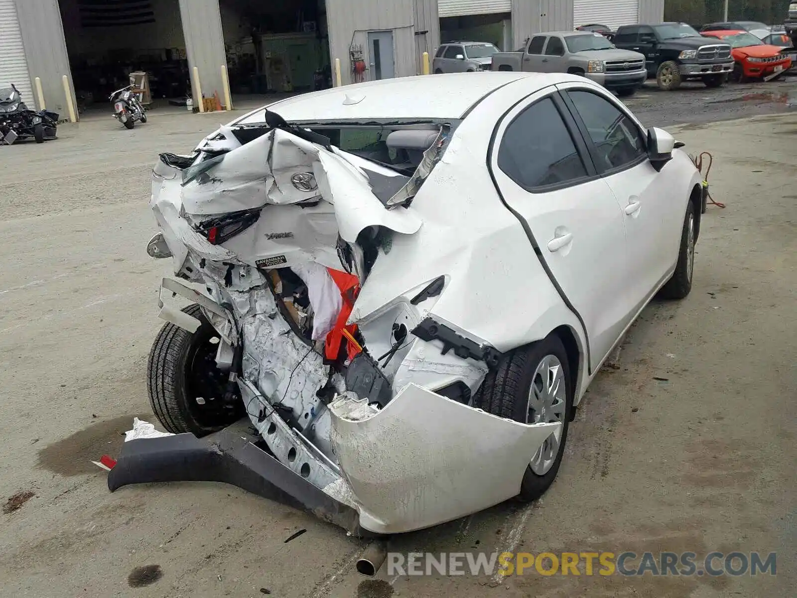 4 Photograph of a damaged car 3MYDLBYV3KY514780 TOYOTA YARIS 2019