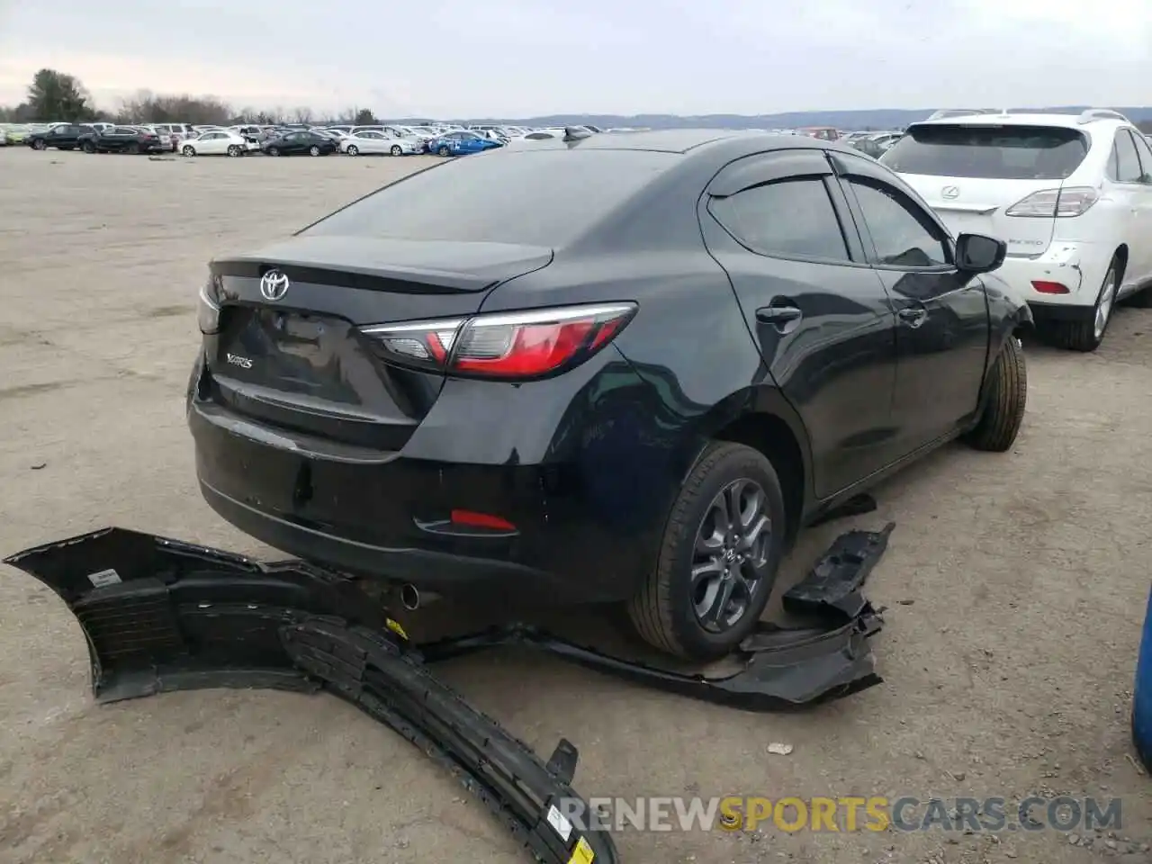 4 Photograph of a damaged car 3MYDLBYV3KY515038 TOYOTA YARIS 2019