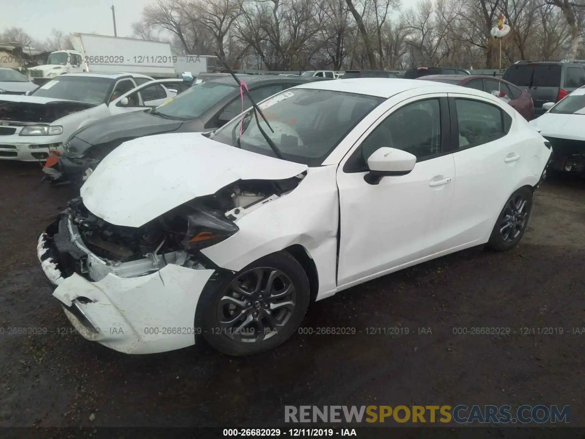 2 Photograph of a damaged car 3MYDLBYV3KY515122 TOYOTA YARIS 2019