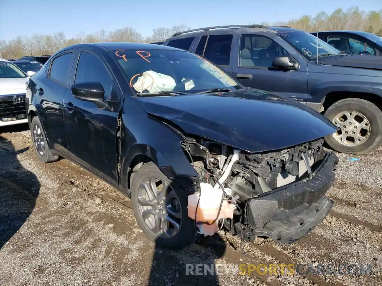 1 Photograph of a damaged car 3MYDLBYV3KY516061 TOYOTA YARIS 2019