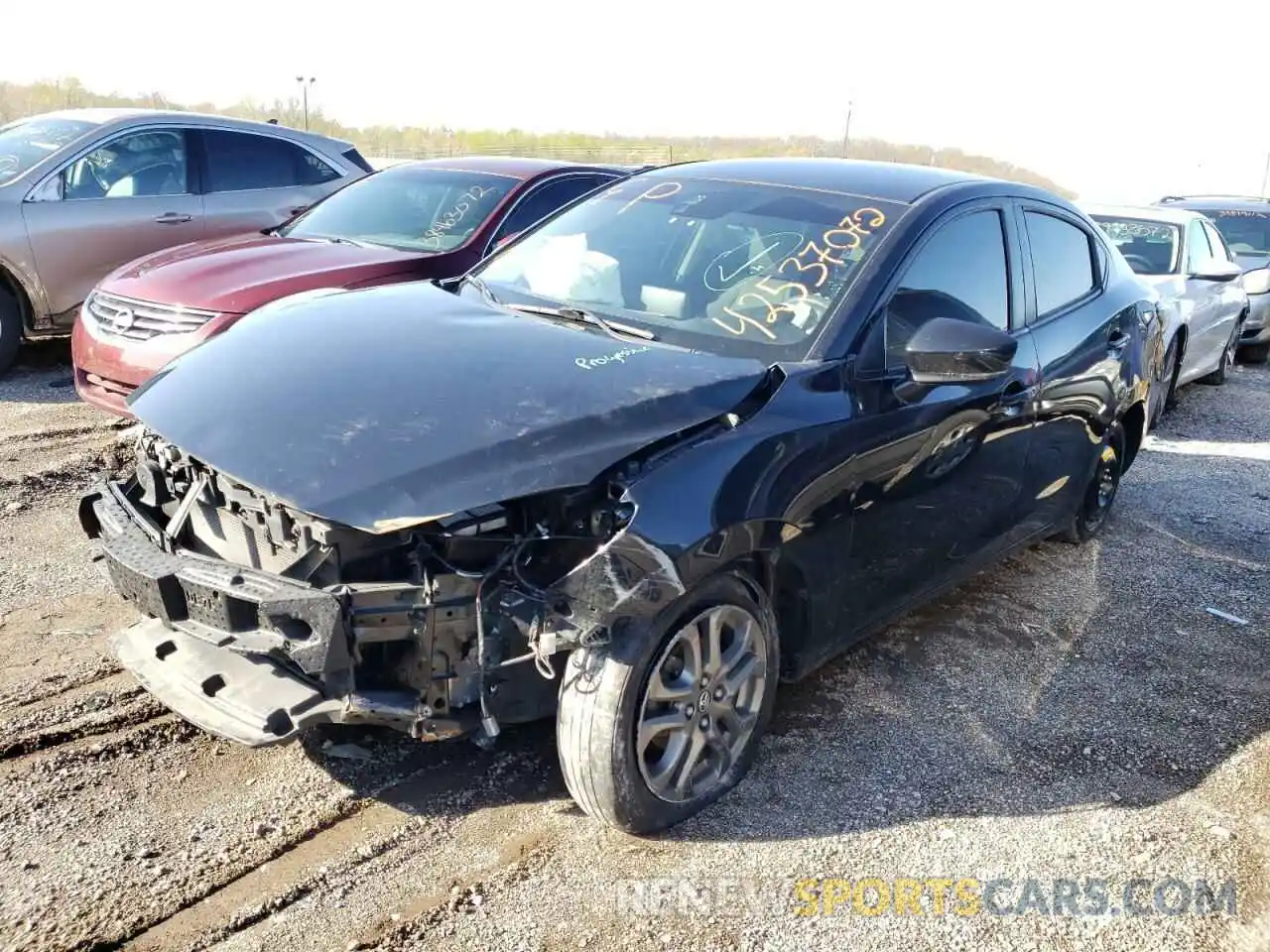 2 Photograph of a damaged car 3MYDLBYV3KY516061 TOYOTA YARIS 2019