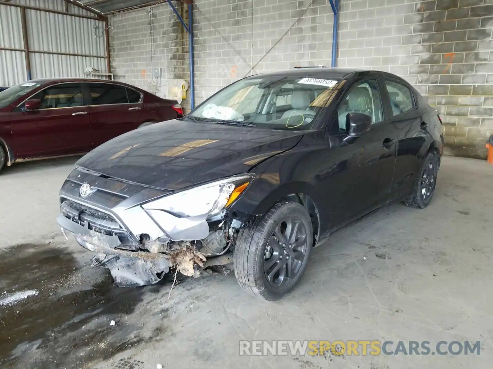 2 Photograph of a damaged car 3MYDLBYV3KY516075 TOYOTA YARIS 2019