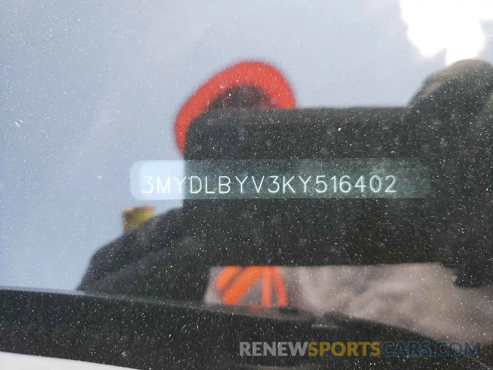 10 Photograph of a damaged car 3MYDLBYV3KY516402 TOYOTA YARIS 2019