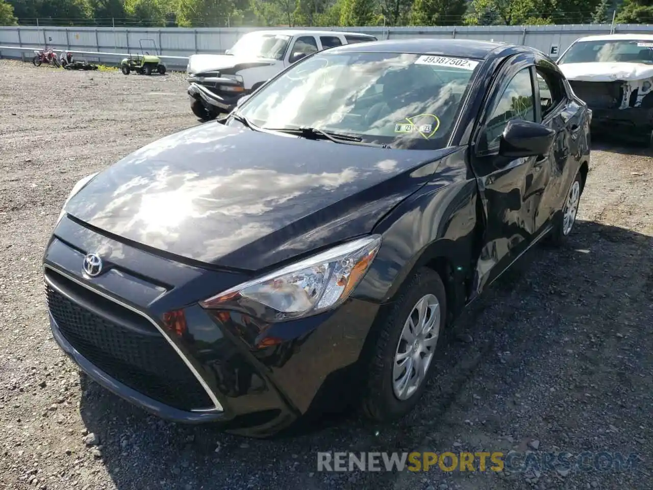 2 Photograph of a damaged car 3MYDLBYV3KY517128 TOYOTA YARIS 2019