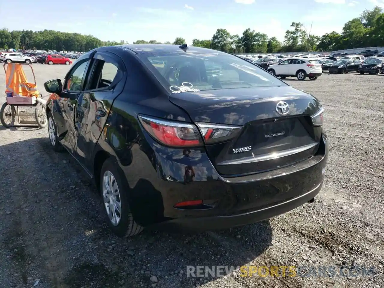 3 Photograph of a damaged car 3MYDLBYV3KY517128 TOYOTA YARIS 2019