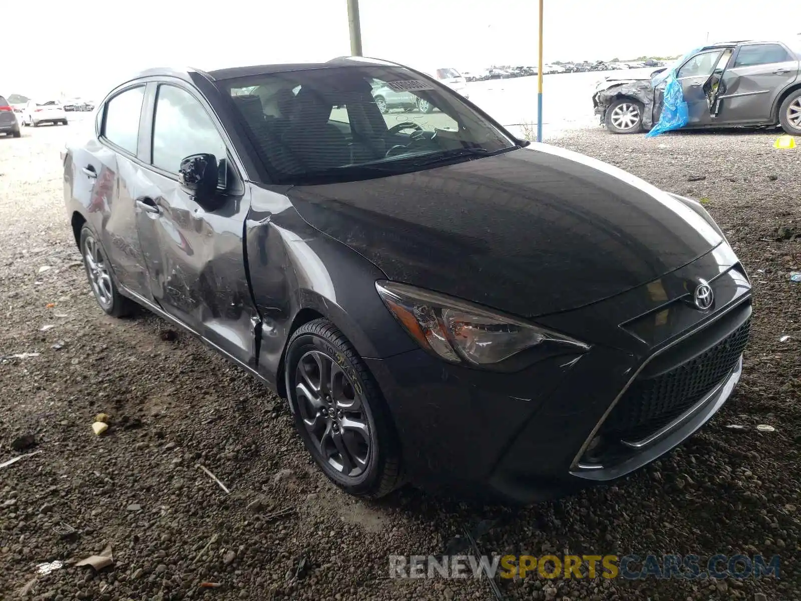 1 Photograph of a damaged car 3MYDLBYV3KY517789 TOYOTA YARIS 2019