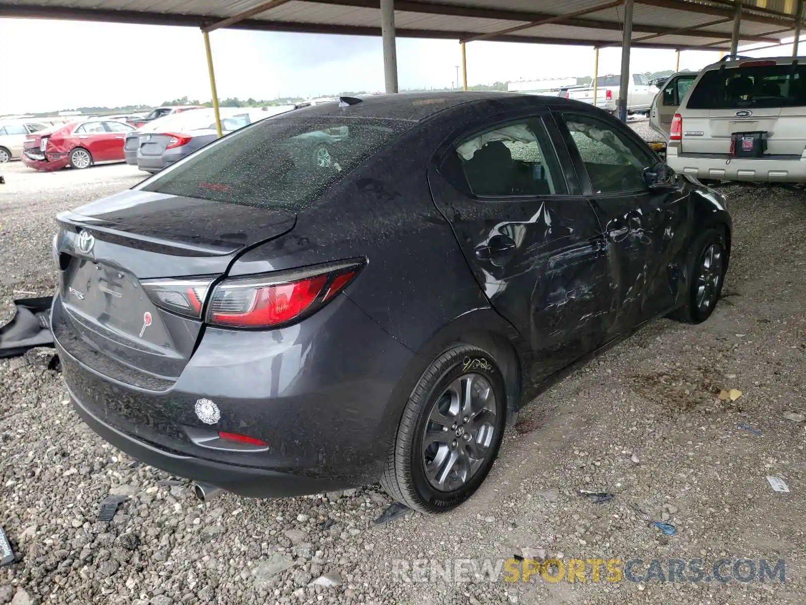 4 Photograph of a damaged car 3MYDLBYV3KY517789 TOYOTA YARIS 2019