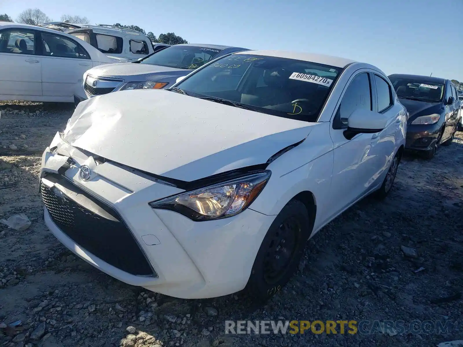 2 Photograph of a damaged car 3MYDLBYV3KY517937 TOYOTA YARIS 2019