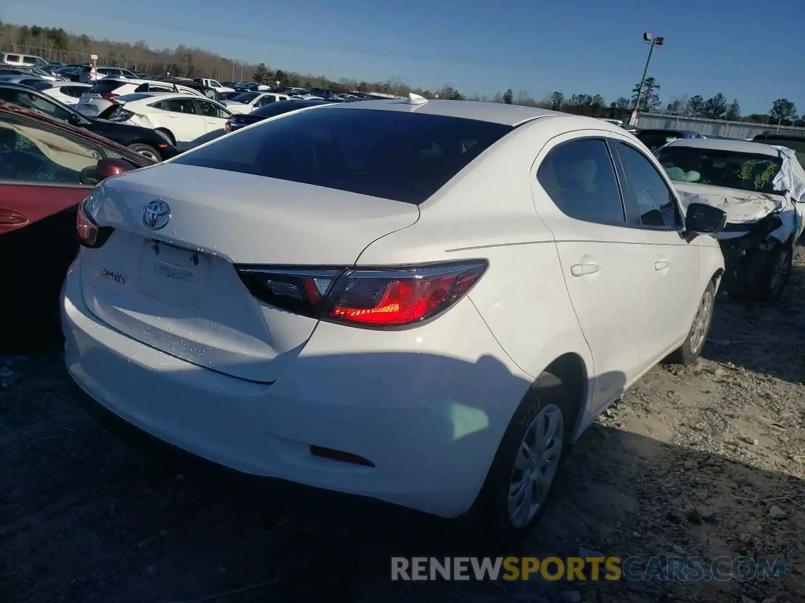 4 Photograph of a damaged car 3MYDLBYV3KY517937 TOYOTA YARIS 2019