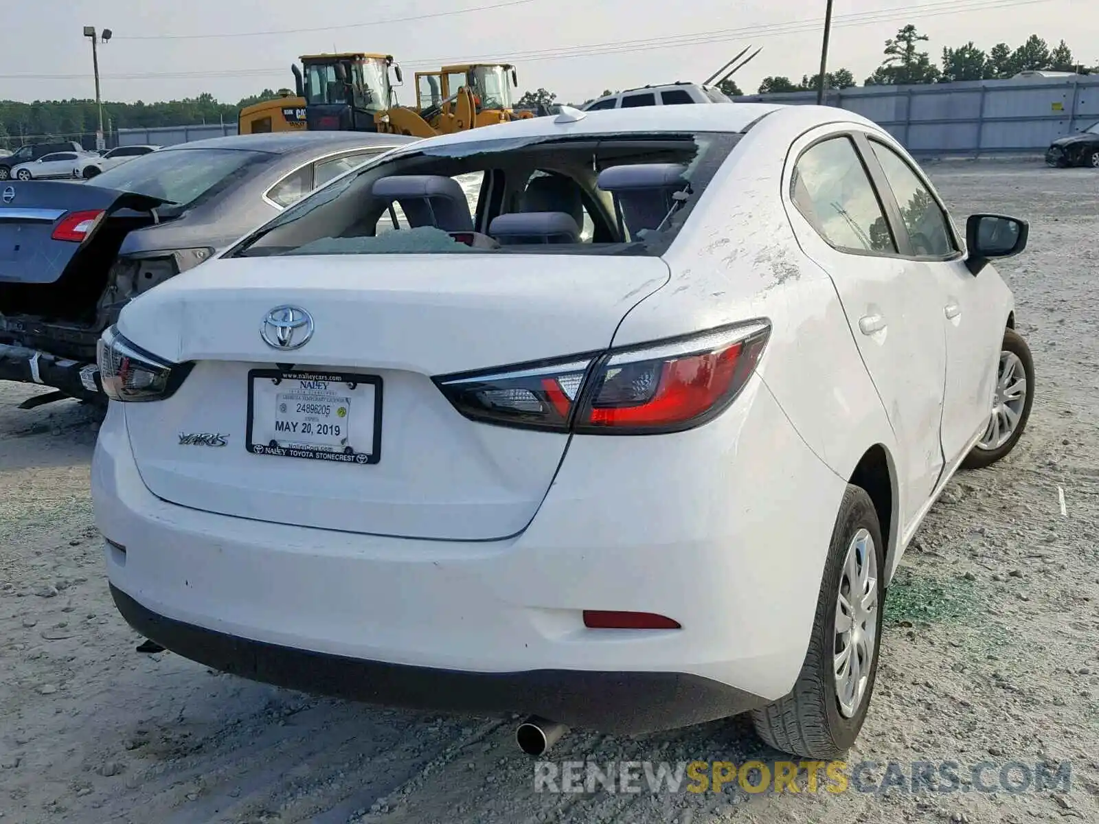 4 Photograph of a damaged car 3MYDLBYV3KY518005 TOYOTA YARIS 2019