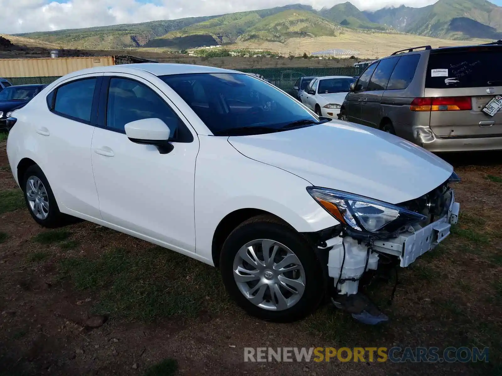 1 Photograph of a damaged car 3MYDLBYV3KY518330 TOYOTA YARIS 2019