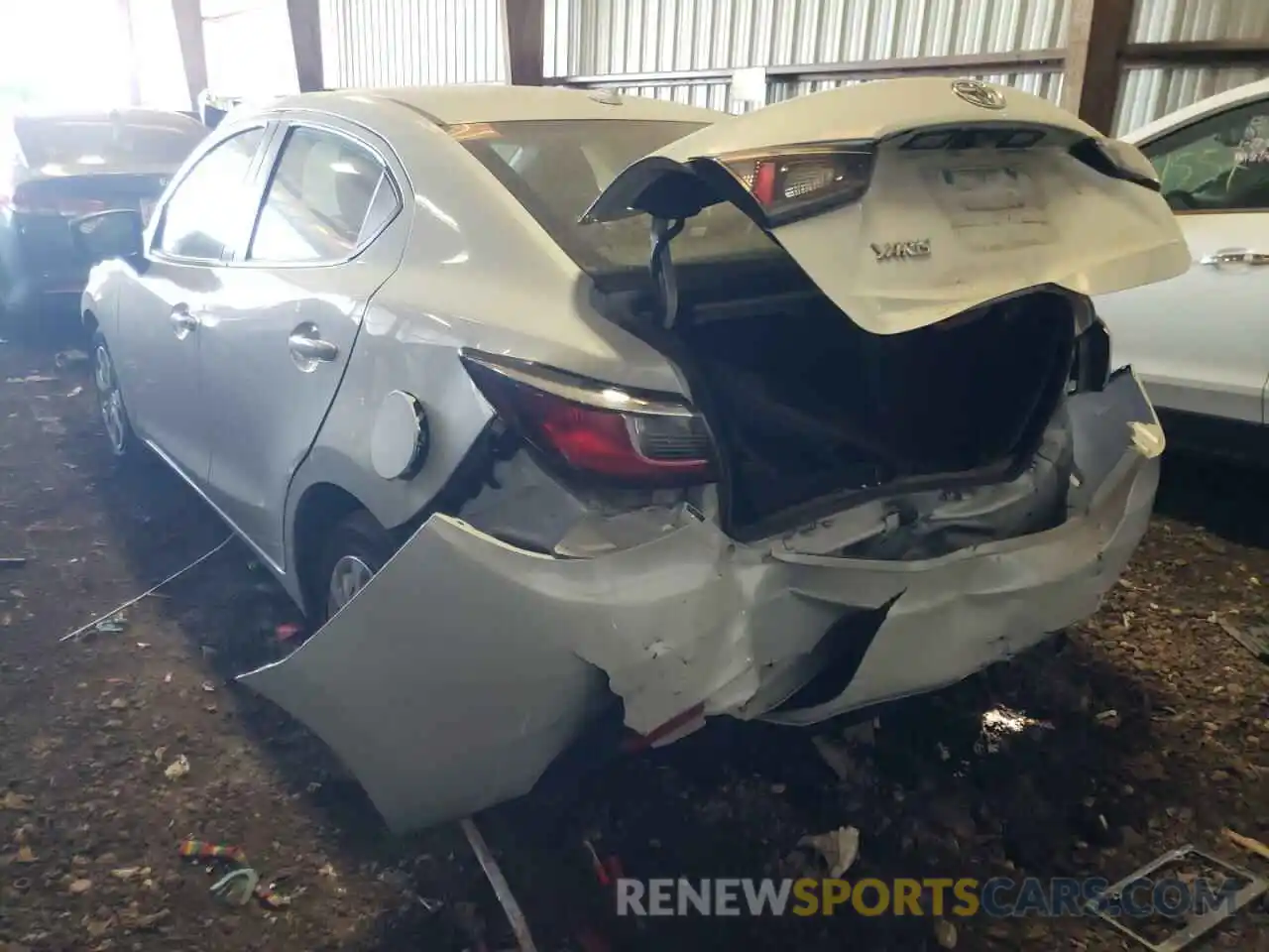 3 Photograph of a damaged car 3MYDLBYV3KY519445 TOYOTA YARIS 2019