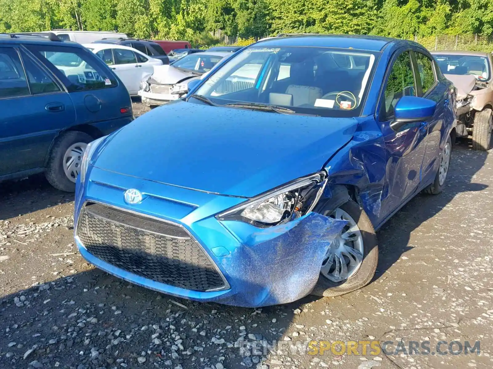 2 Photograph of a damaged car 3MYDLBYV3KY519686 TOYOTA YARIS 2019