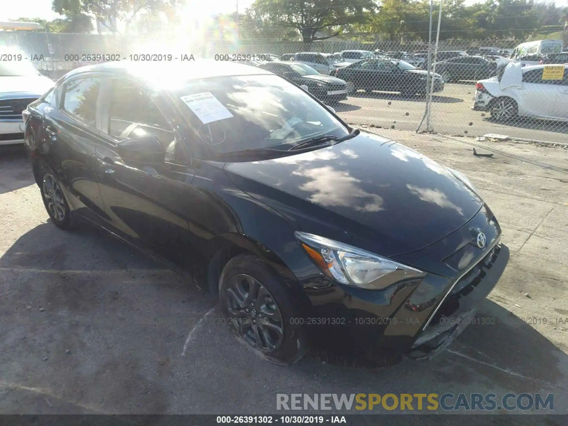 1 Photograph of a damaged car 3MYDLBYV3KY520076 TOYOTA YARIS 2019