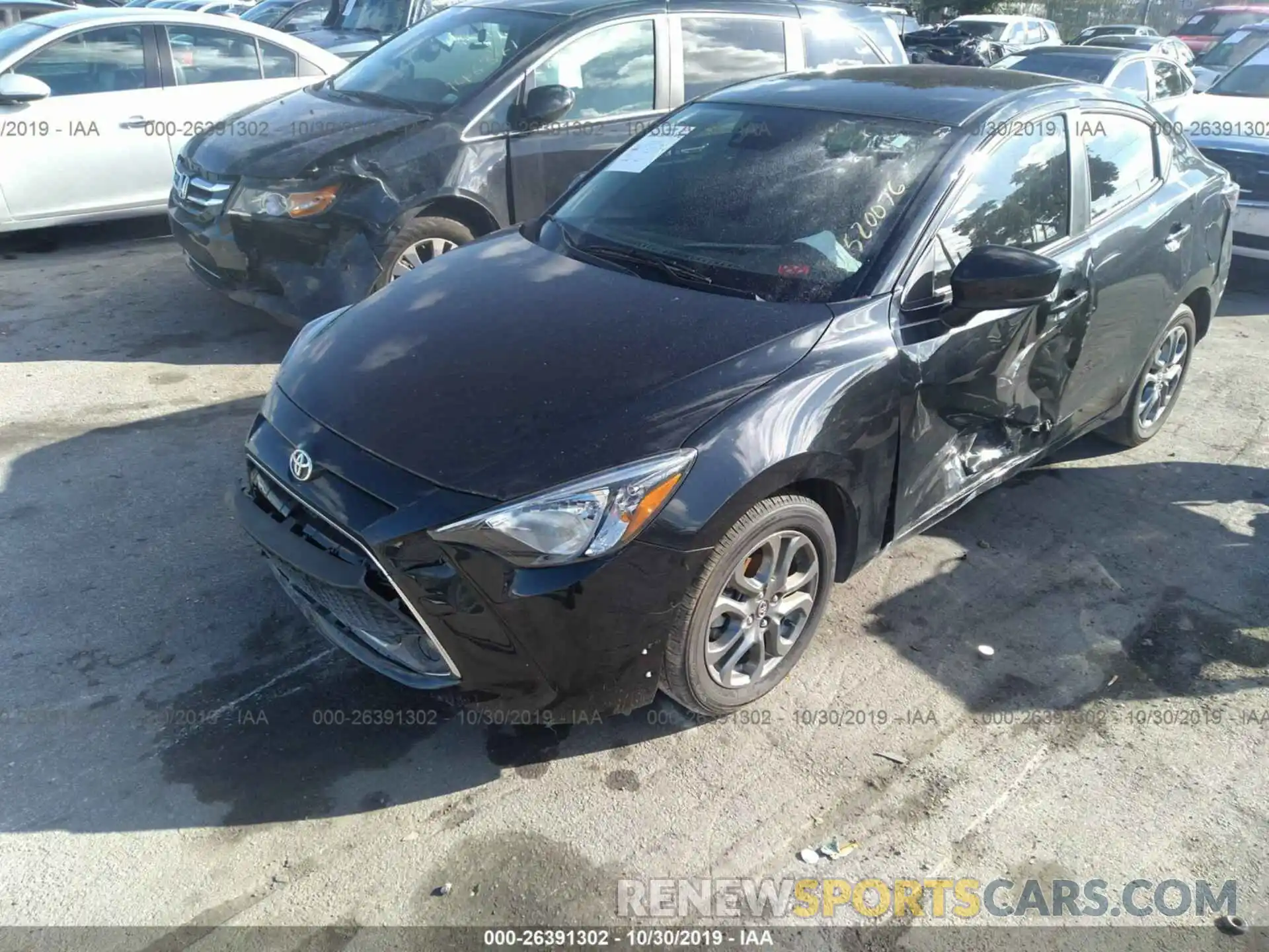 2 Photograph of a damaged car 3MYDLBYV3KY520076 TOYOTA YARIS 2019