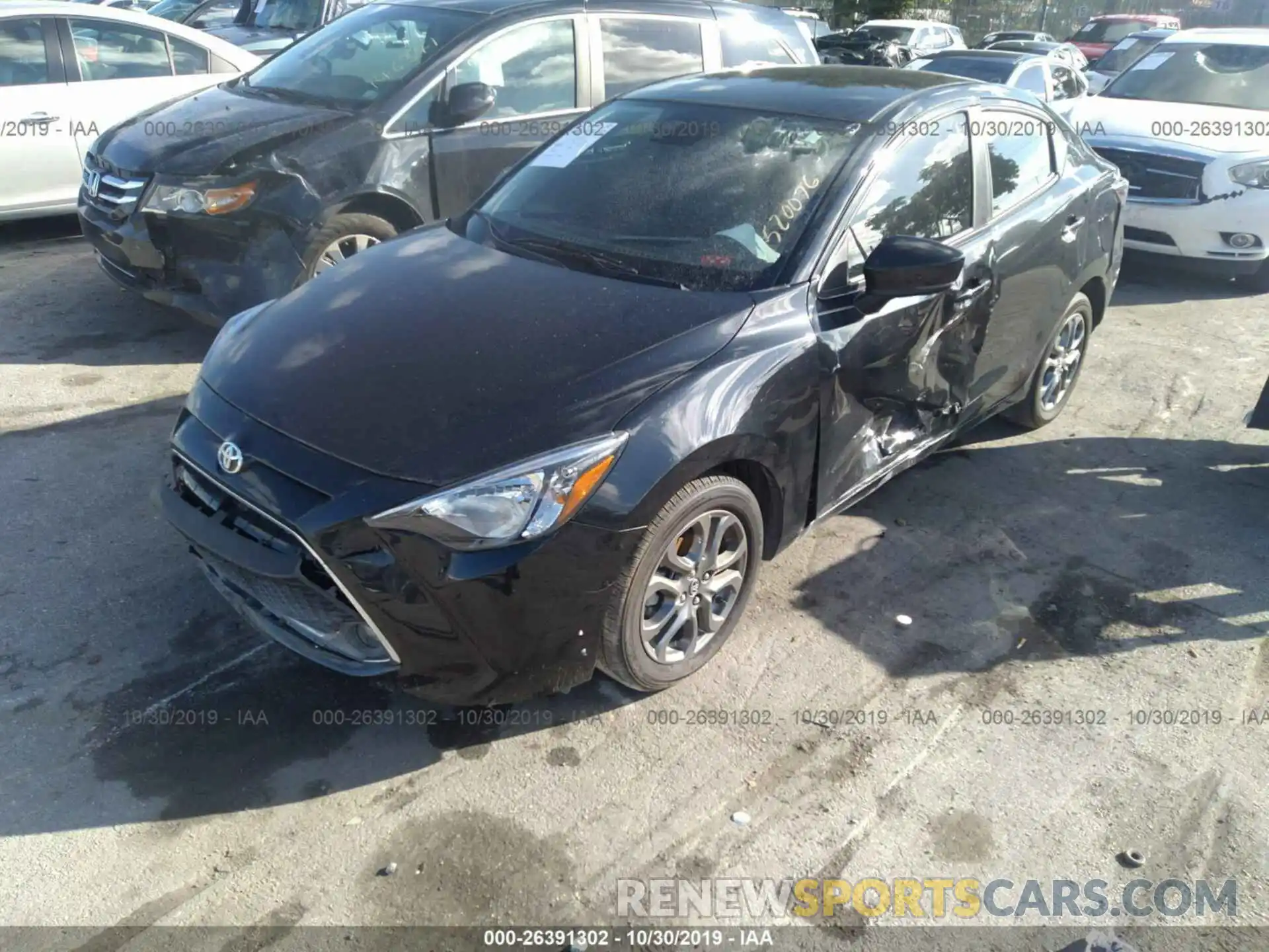 6 Photograph of a damaged car 3MYDLBYV3KY520076 TOYOTA YARIS 2019