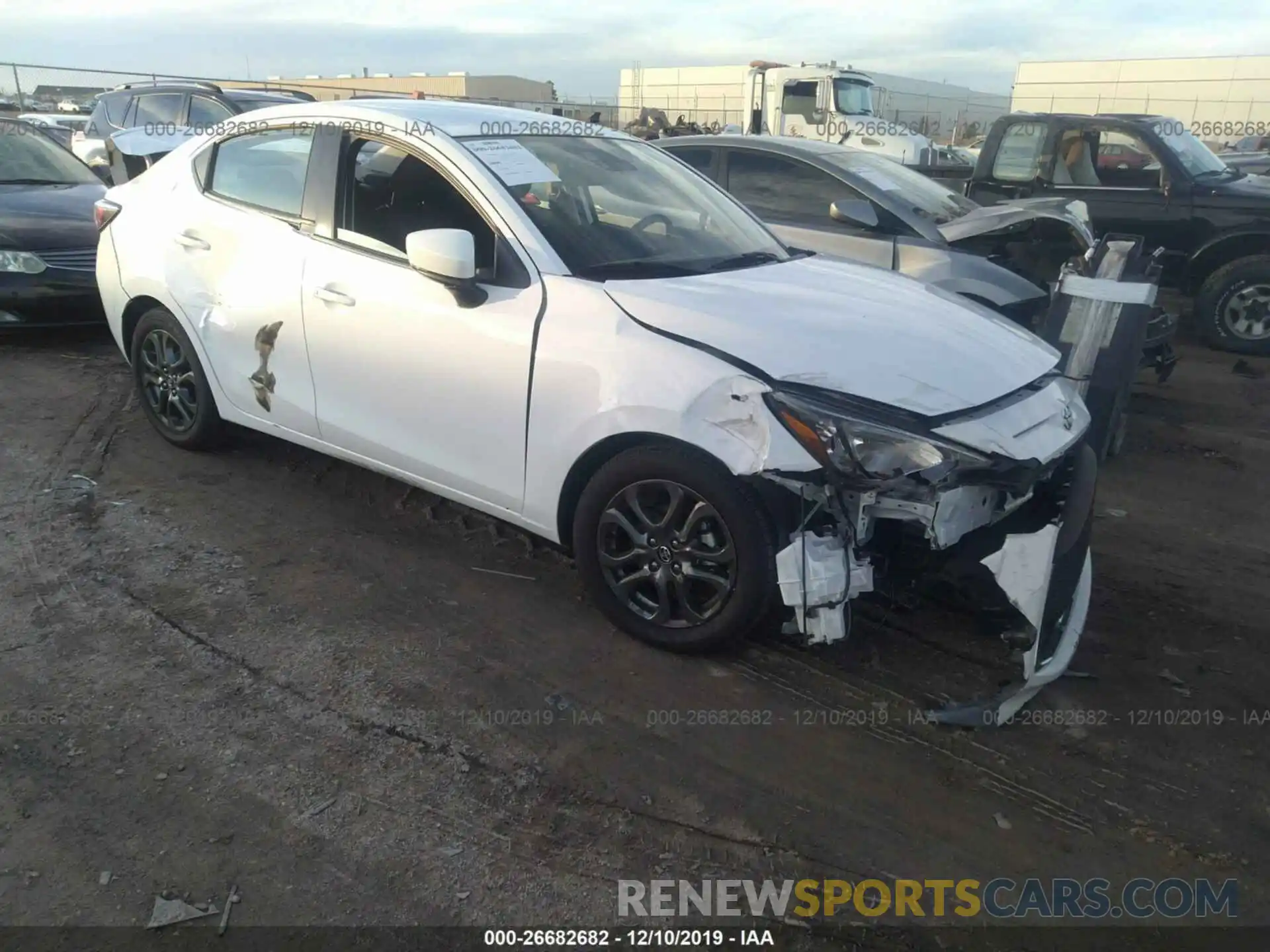 1 Photograph of a damaged car 3MYDLBYV3KY520241 TOYOTA YARIS 2019