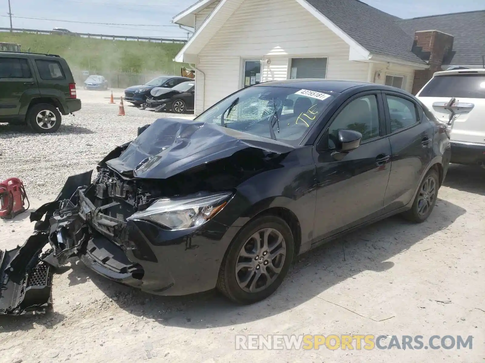 2 Photograph of a damaged car 3MYDLBYV3KY520448 TOYOTA YARIS 2019